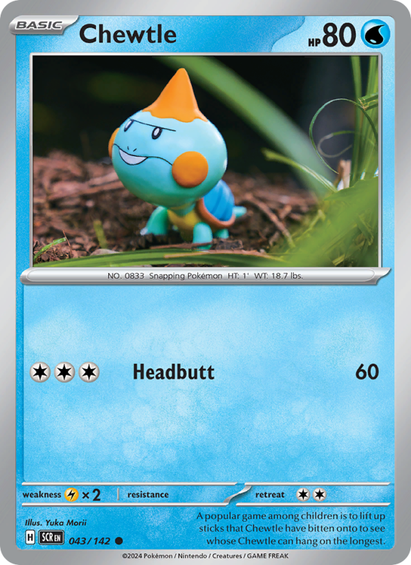 Chewtle (043/142) Reverse Holo card image