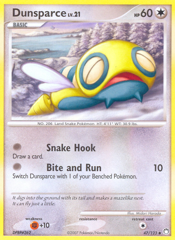 Dunsparce (047/122) Reverse Holo card image