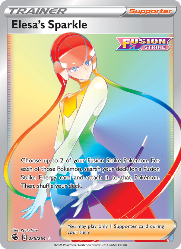 Elesa's Sparkle (275/264) Reverse Holo card image