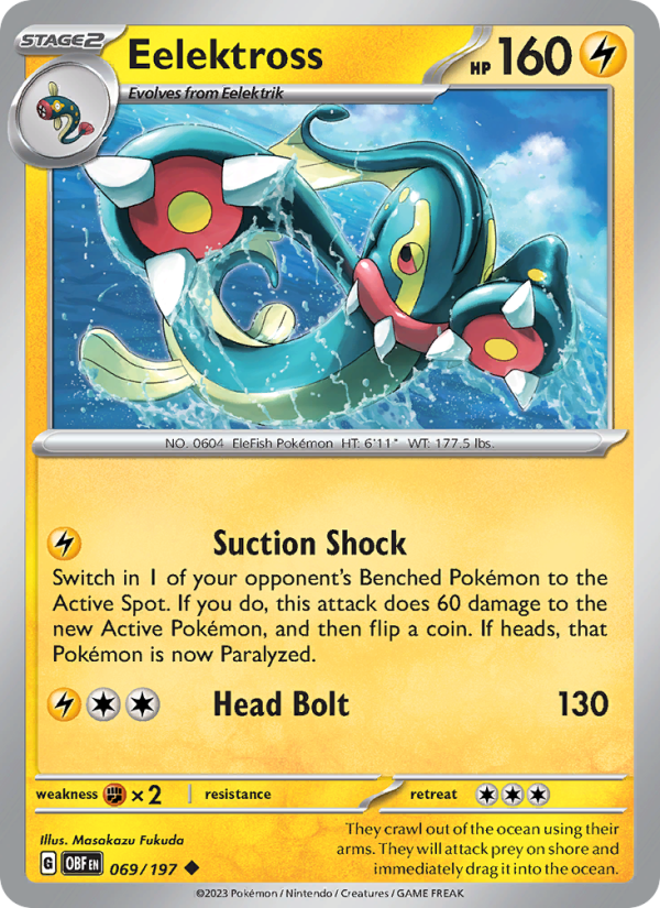 Eelektross (069/197) Reverse Holo card image