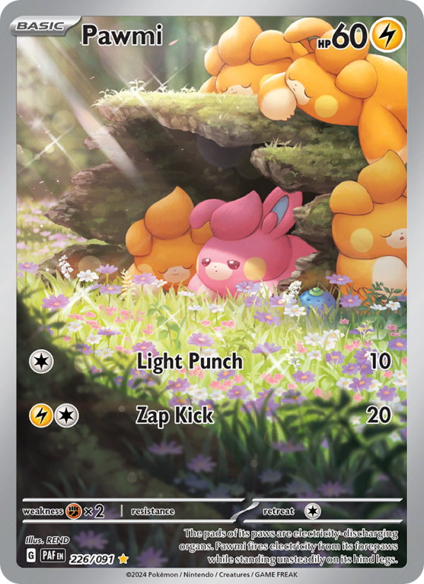 Pawmi (226/91) Holographic card image