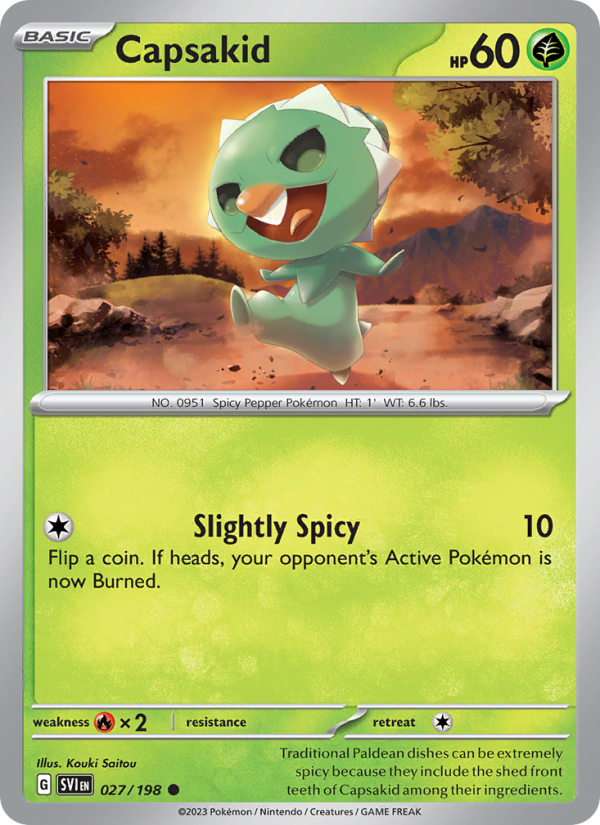 Capsakid (027/198) Reverse Holo card image