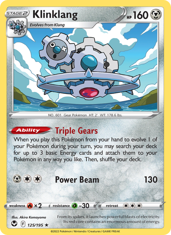 Klinklang (125/195) Reverse Holo card image