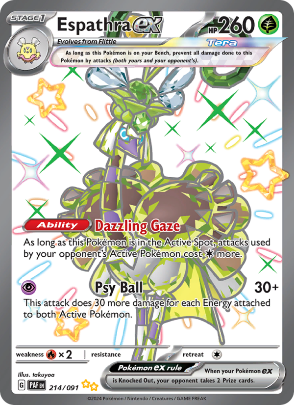 Espathra ex (214/91) Holographic card image