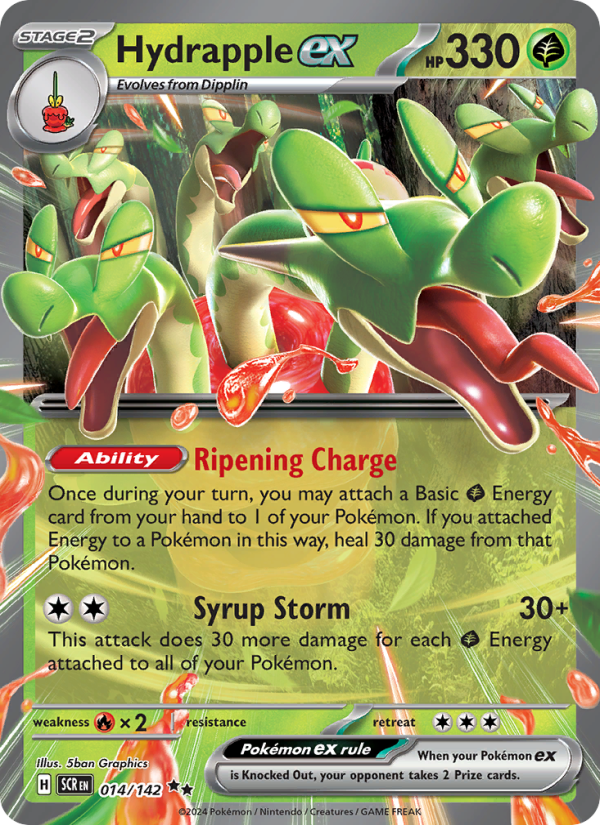Hydrapple ex (014/142) Holographic card image