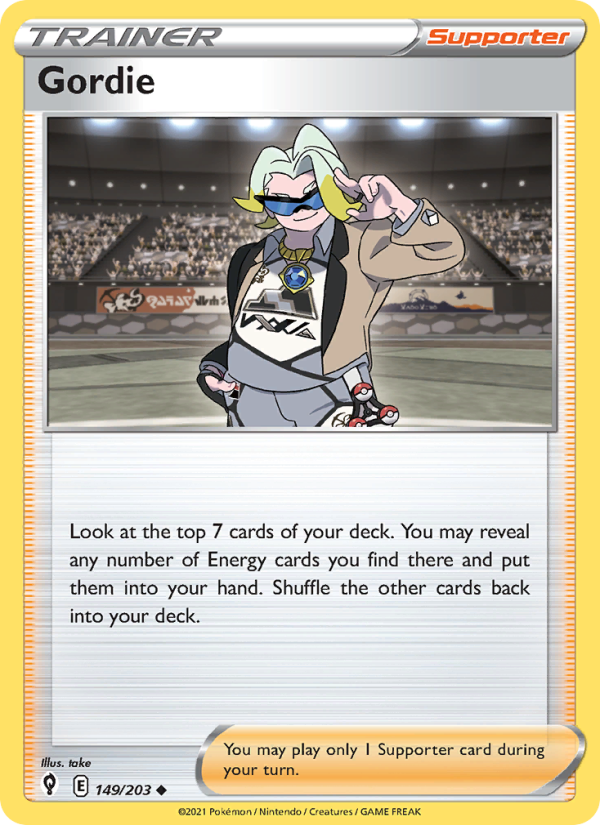 Gordie (149/203) Reverse Holo card image