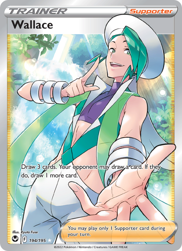 Wallace (194/195) Holographic card image