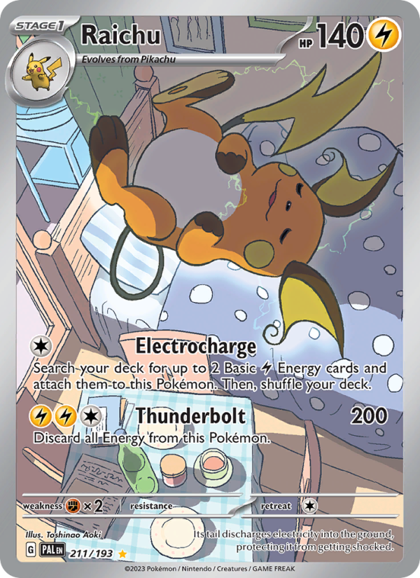 Raichu (211/193) Holographic card image