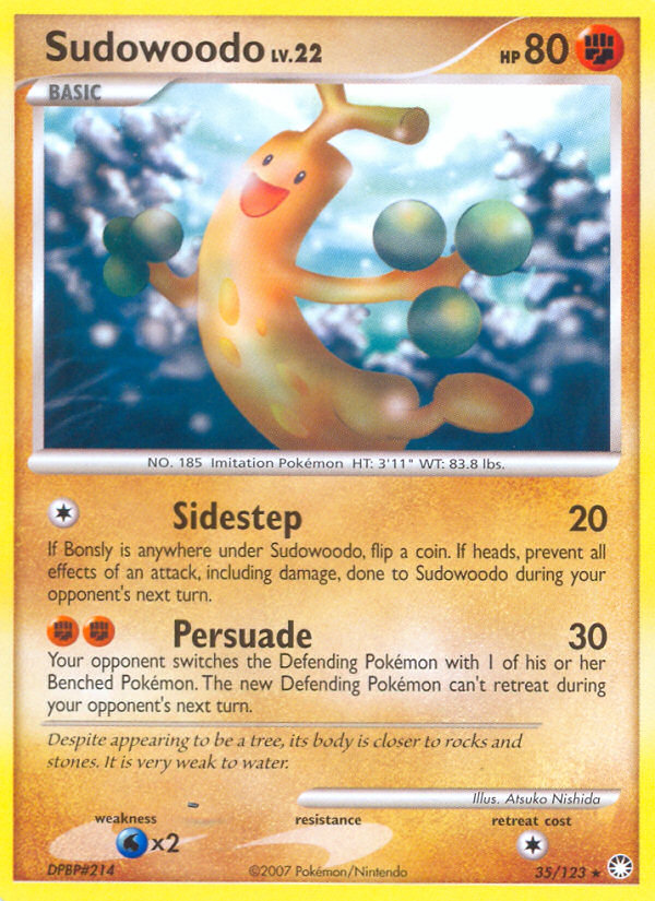 Sudowoodo (035/122) Reverse Holo card image