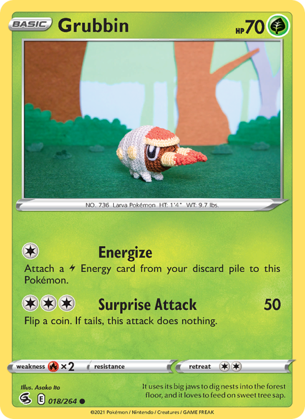 Grubbin (018/264) Reverse Holo card image