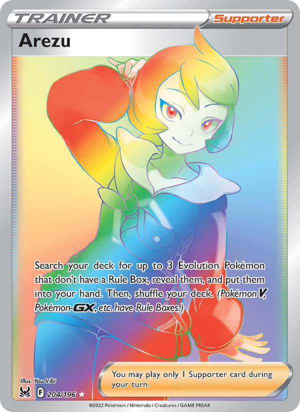 Arezu (204/196) Holographic card image
