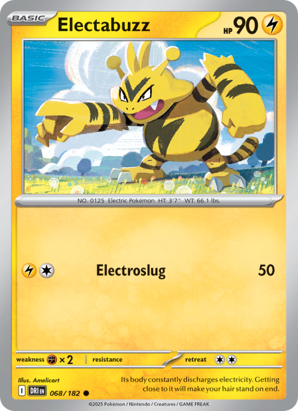 Electabuzz (068/182) Reverse Holo card image