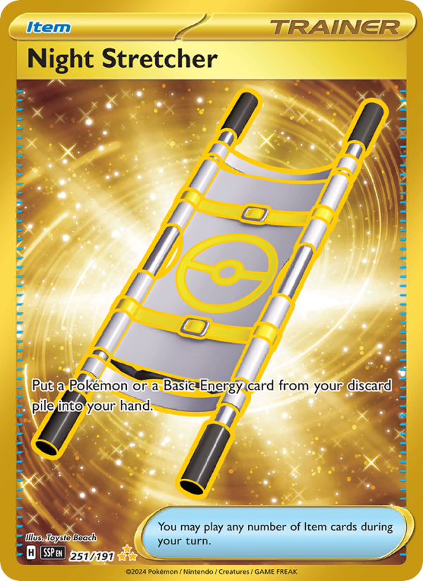 Night Stretcher (251/191) Holographic card image