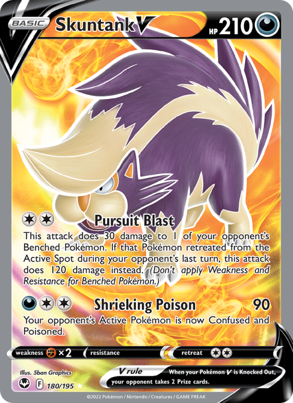 Skuntank V (180/195) Holographic card image