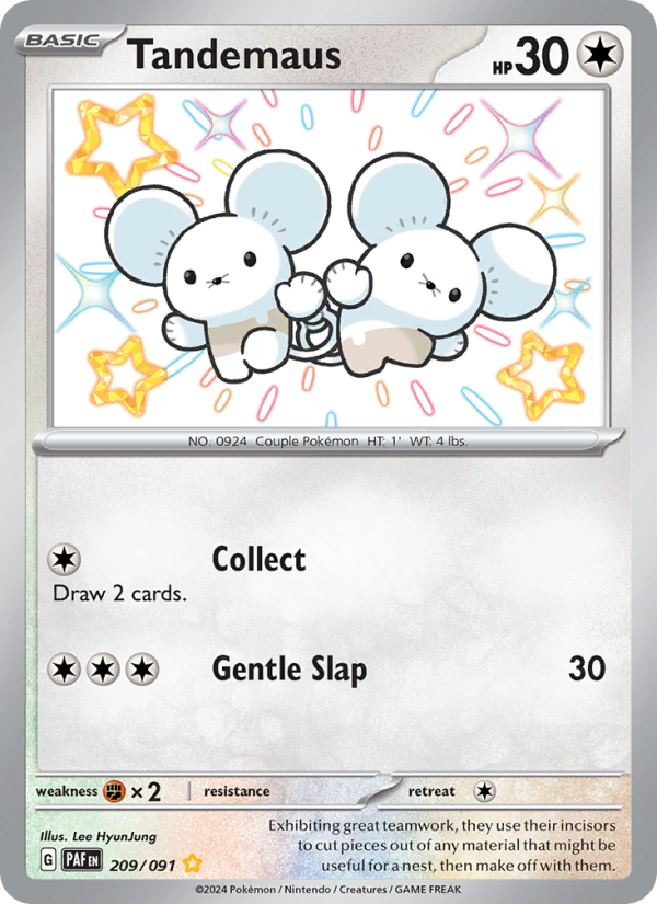 Tandemaus (209/91) Holographic card image