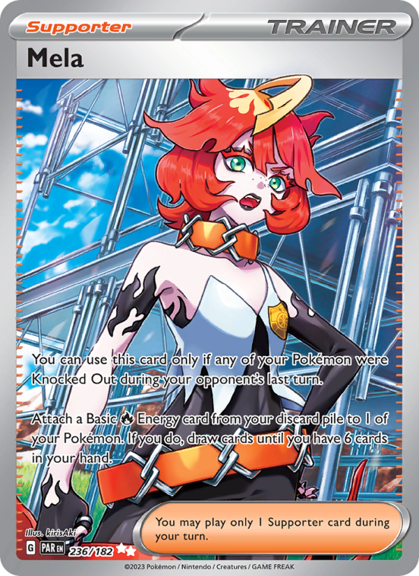 Mela (236/182) Holographic card image