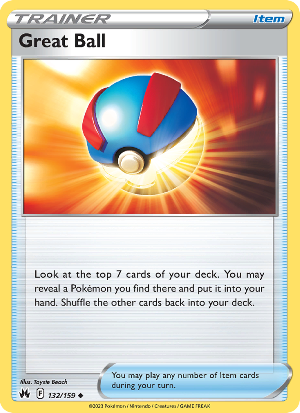 Great Ball (132/159) Reverse Holo card image