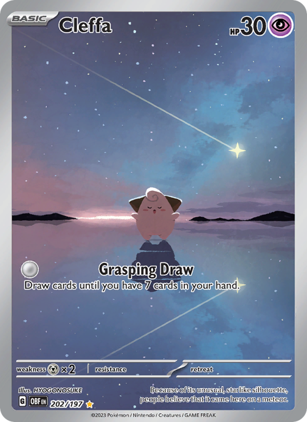 Cleffa (202/197) Holographic card image