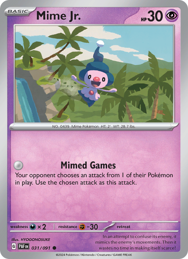 Mime Jr. (031/91) Reverse Holo card image