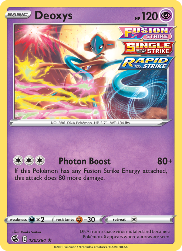 Deoxys (120/264) Reverse Holo card image