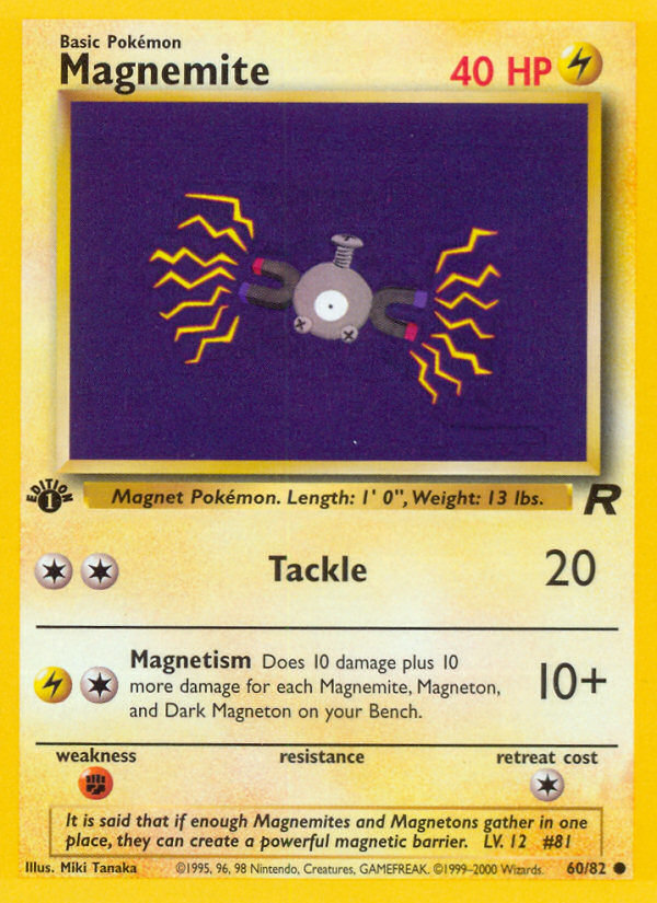 Magnemite (060/82) Reverse Holo card image