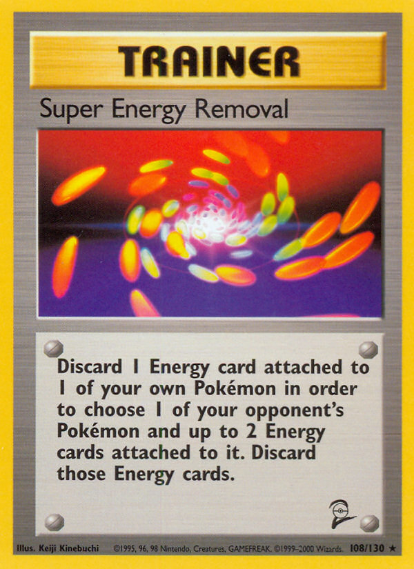 Super Energy Removal (108/130) Reverse Holo card image