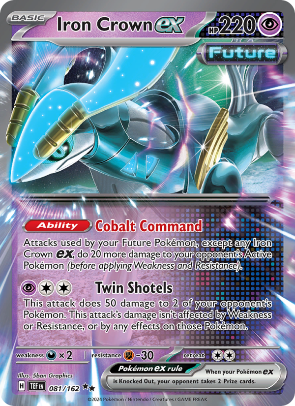 Iron Crown ex (081/162) Holographic card image