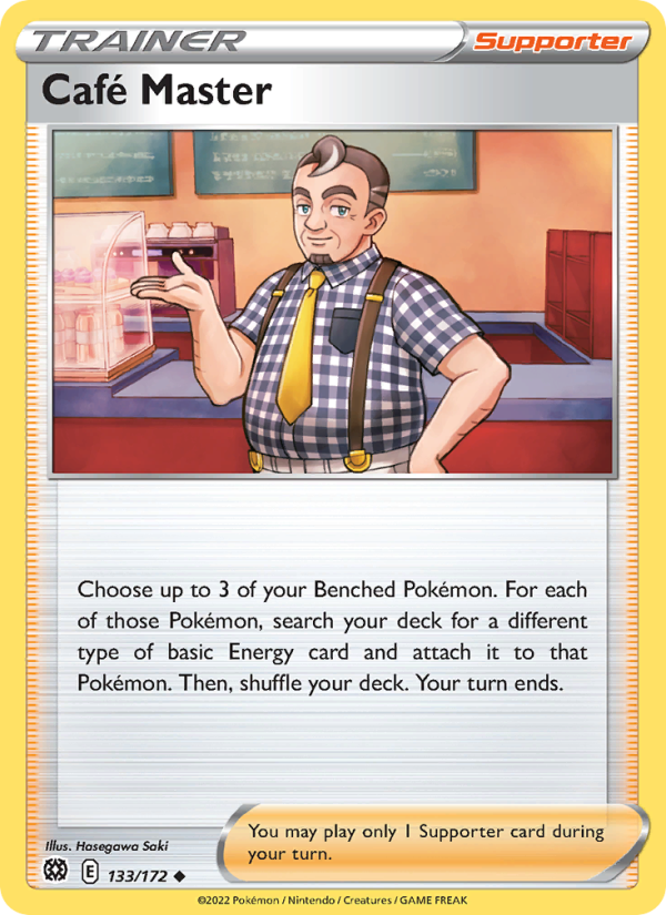 Café Master (133/172) Reverse Holo card image