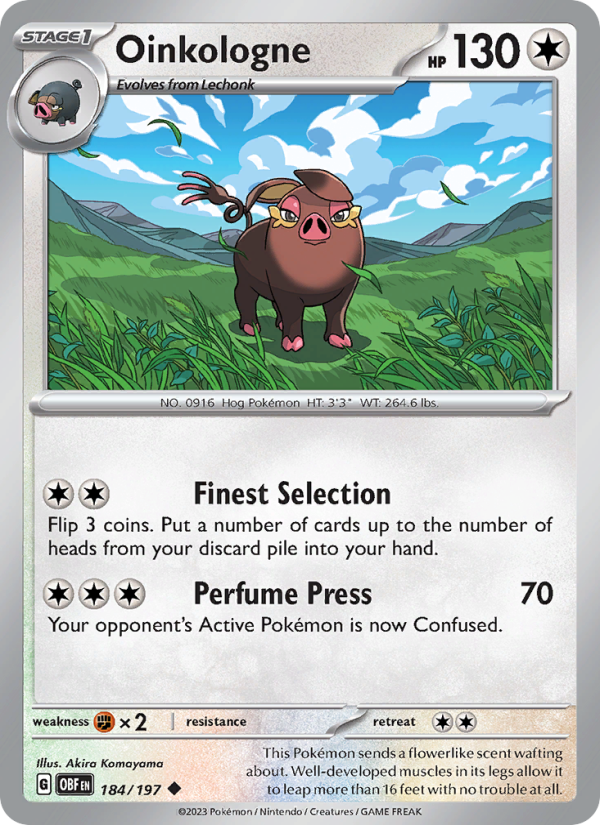 Oinkologne (184/197) Reverse Holo card image