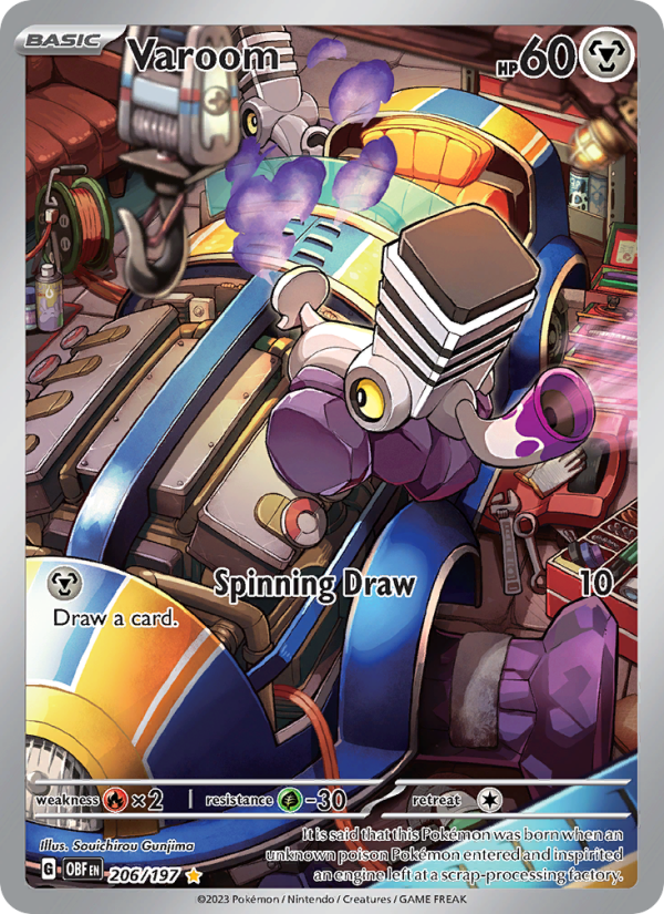 Varoom (206/197) Holographic card image