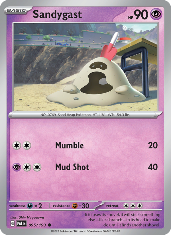 Sandygast (095/193) Reverse Holo card image