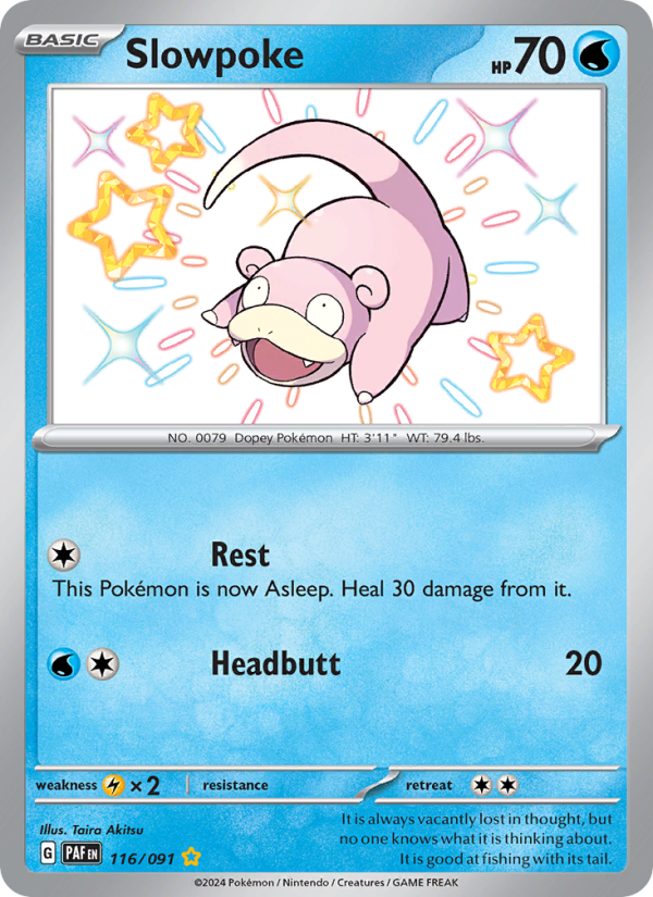 Slowpoke (116/91) Holographic card image