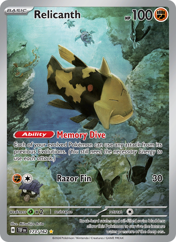 Relicanth (173/162) Holographic card image