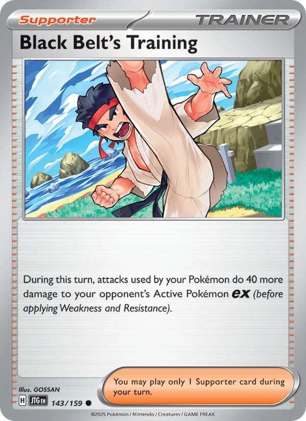Black Belt's Training (143/159) Reverse Holo card image