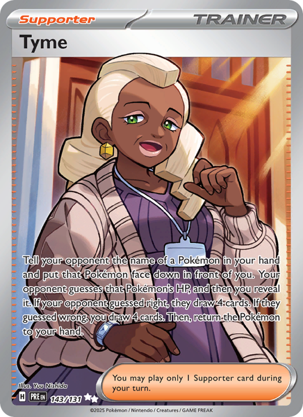 Tyme (143/131) Reverse Holo card image