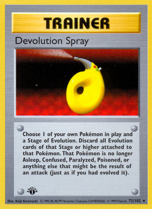 Devolution Spray (072/102) Reverse Holo card image