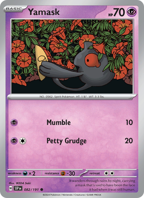Yamask (082/191) Reverse Holo card image