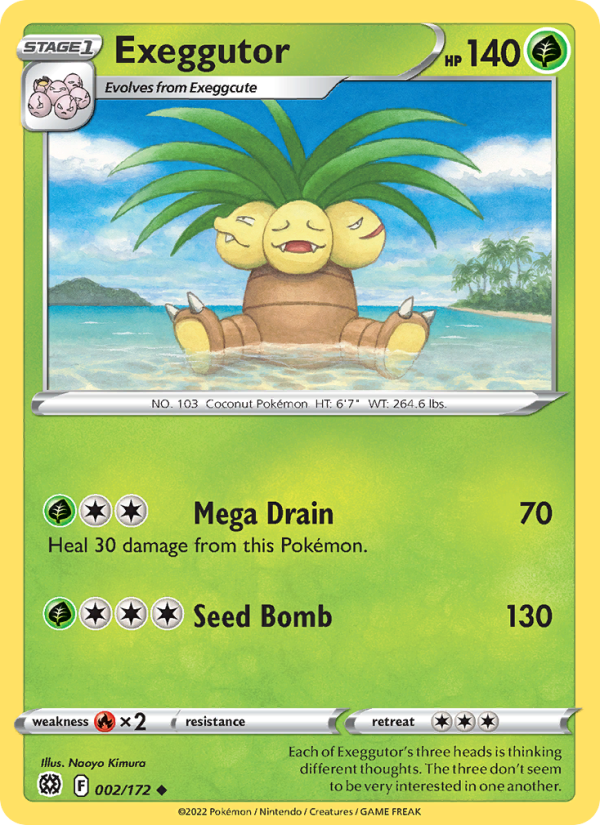 Exeggutor (002/172) Reverse Holo card image