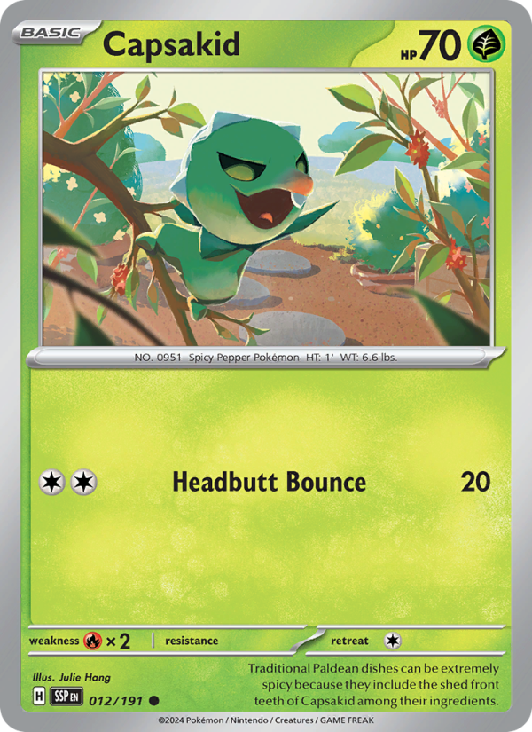 Capsakid (012/191) Reverse Holo card image