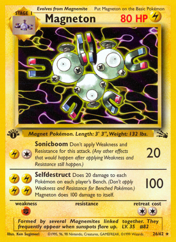 Magneton (026/62) Reverse Holo card image