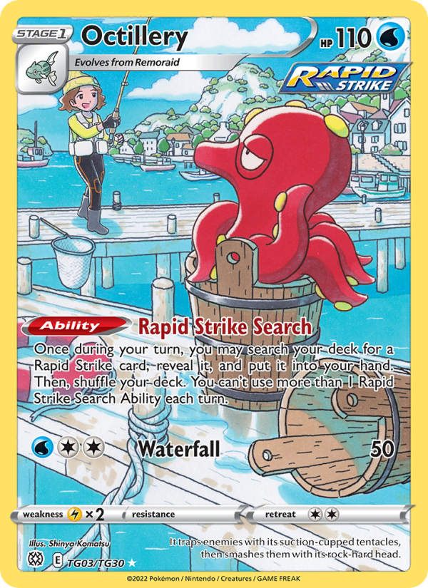 Octillery (TG03/172) Holographic card image