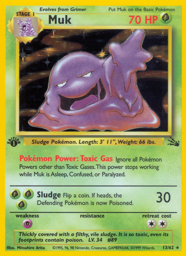 Muk (013/62) Reverse Holo card image