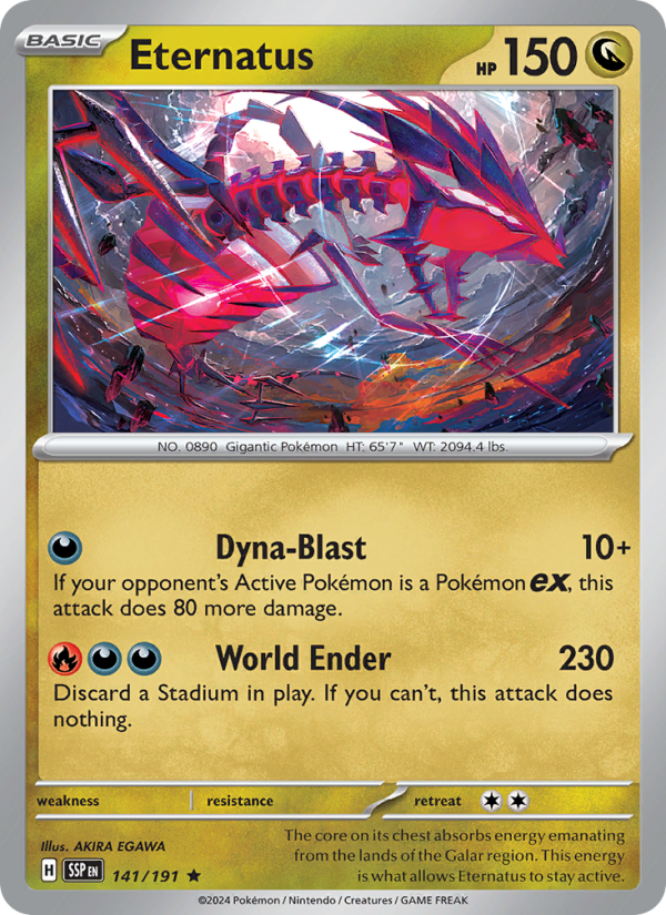 Eternatus (141/191) Reverse Holo card image