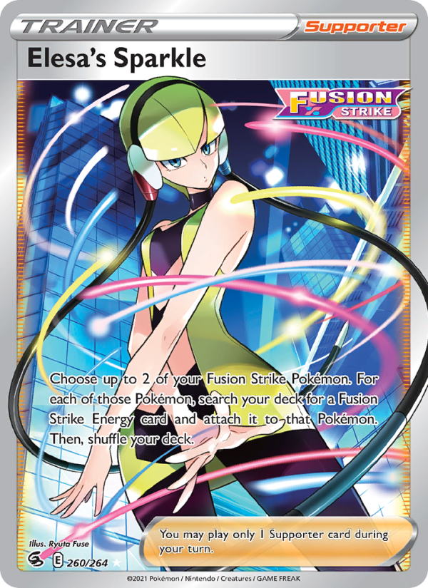 Elesa's Sparkle (260/264) Holographic card image