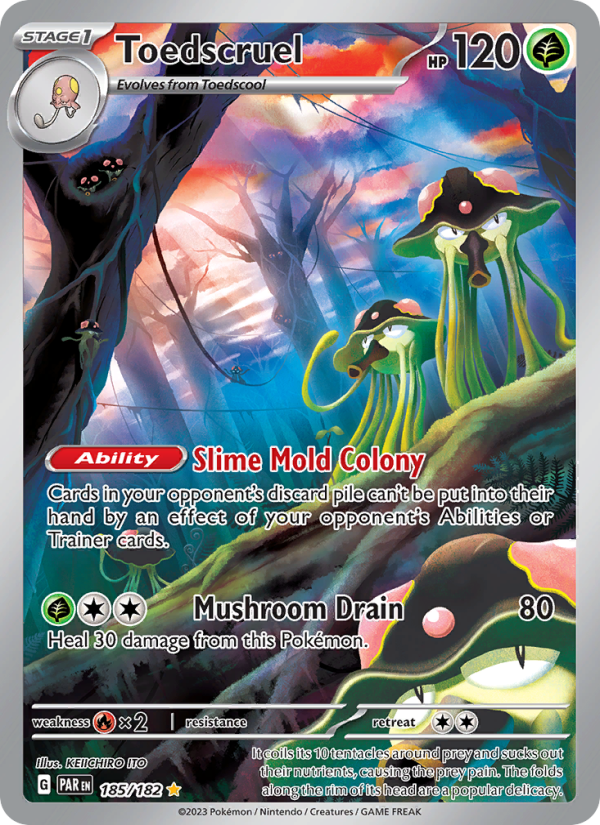 Toedscruel (185/182) Holographic card image
