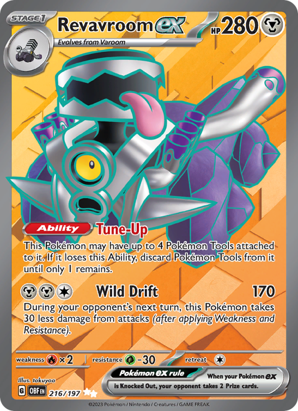 Revavroom ex (216/197) Holographic card image