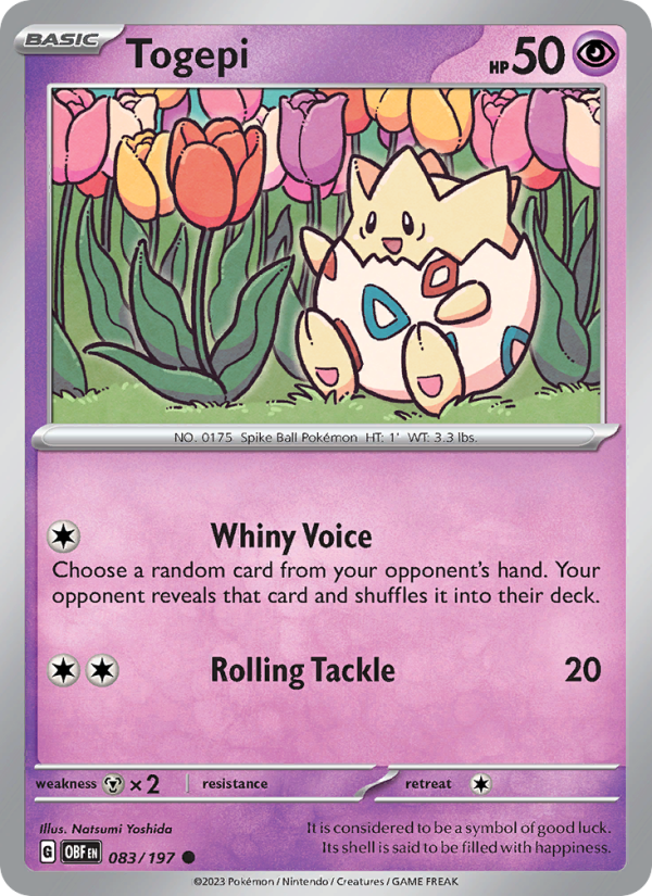 Togepi (083/197) Reverse Holo card image