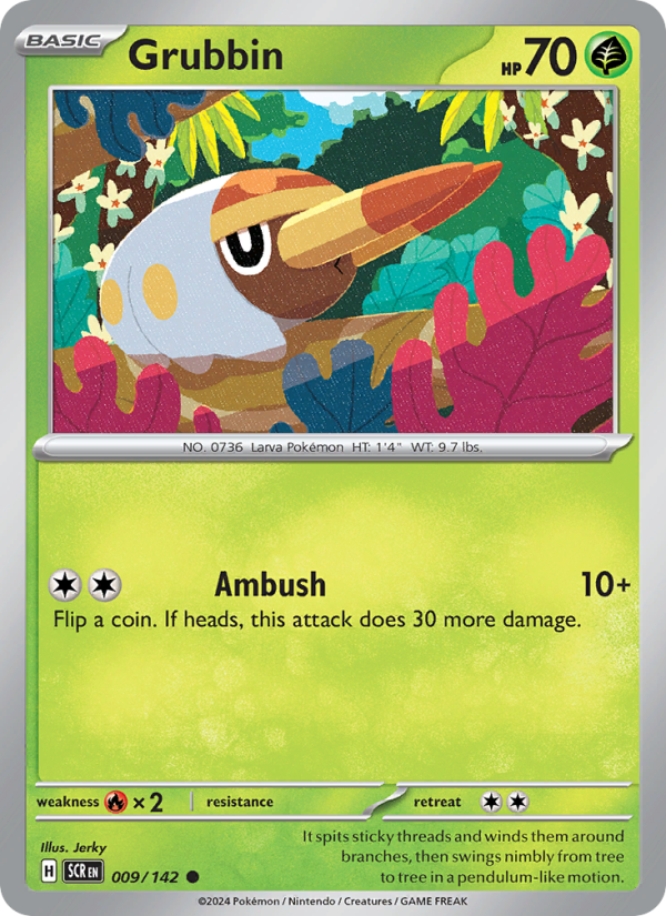 Grubbin (009/142) Reverse Holo card image