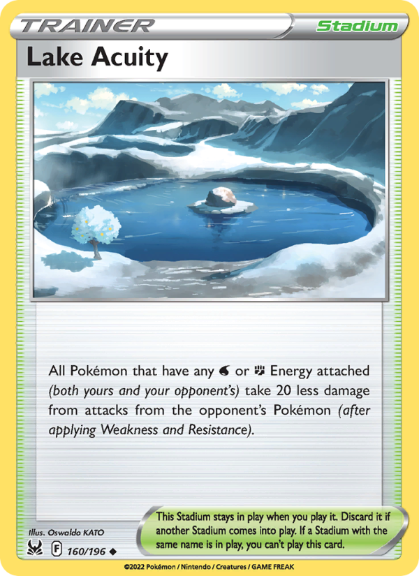 Lake Acuity (160/196) Reverse Holo card image