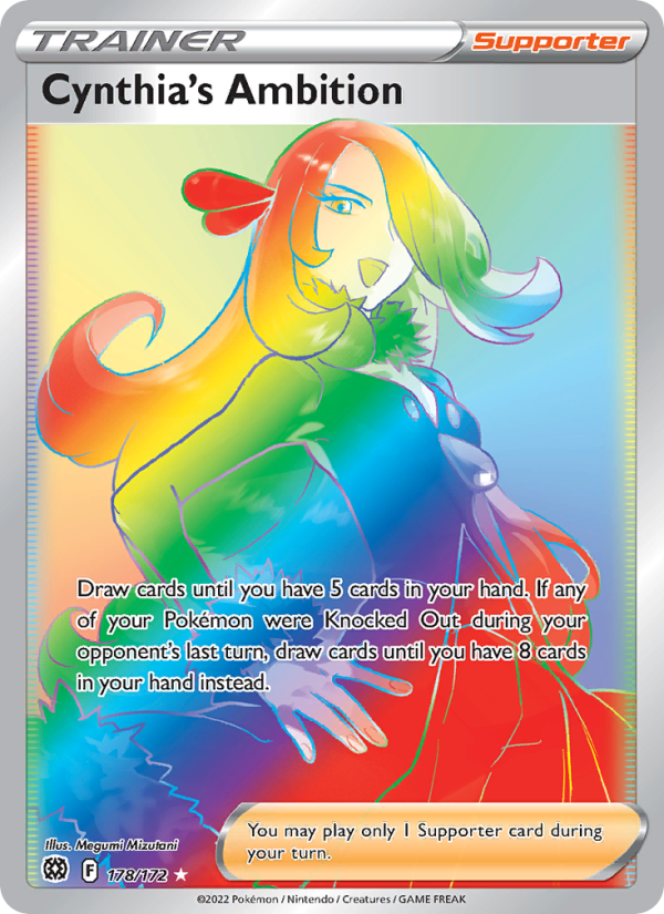 Cynthia's Ambition (178/172) Holographic card image
